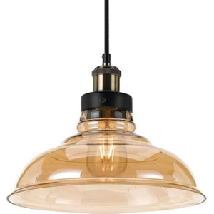 modern,rustik,vintage mutfak,oda,cafe,oteller için bal cam 1xe27 sarkıt avize çap:28cm