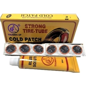 Hsgl Bisiklet Lastik Tamir 64 Lı 20MM Soğuk Yama Bisiklet Tamir Yedek Parça Tamir Kiti