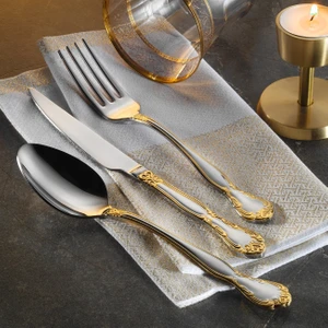 Arsel Dafne Gold 89 Parça 304 Kalite Çatal Kaşık Bıçak Seti