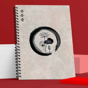 Noktalı Defter | Ikebana Serisi | 100 Sayfa | Spiralli | Sert Karton Kapak | Bullet Journal