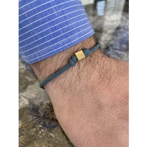 Amoure Gold 14 Ayar Altın Küplü Unisex Bileklik