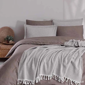 Root Biyeli Tek Kişilik Nevresim Takımı-Root Wood