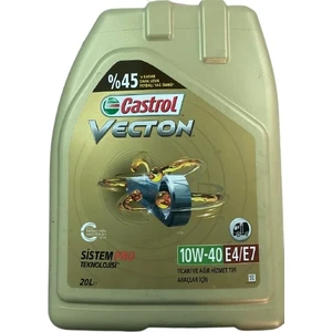 Vecton 10W-40 E4/E7 20 Litre Motor Yağı ( Üretim Yılı: 2022 )