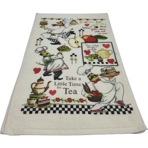 Bilgem Tekstil Mutfak Havlusu Baskılı 30*50 cm Dekoratif