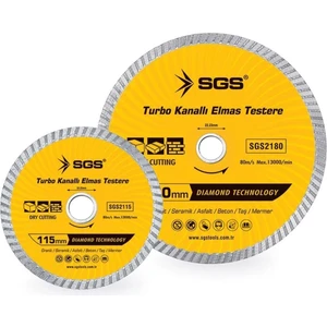 2115 Turbo Kanallı Elmas Kesici 115MM