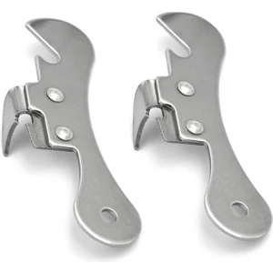 Yue Store 2 Adet Paslanmaz Ste Şişe Açıcı Gri 20 x 30 x 100 mm. (Yurt Dışından)