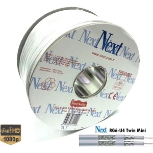 YE-6406BC Rg6-U4 Mini Twin Anten Kablosu 50METRE