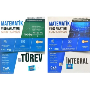 Çap Yayınları Matematik İntegral ve Türev Konu Anlatımlı Soru Bankası Seti 2 Kitap