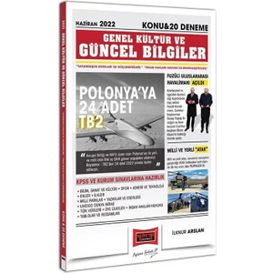 Yargı Yayınevi 2022 Genel Kültür  ve Güncel Bilgiler Konu Anlatımı 20 Deneme