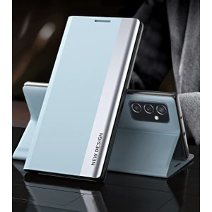 Galaxy M23 5G için Deri Telefon Kılıfı - Mavi (Yurt Dışından)