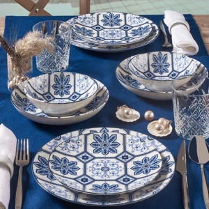 Güral Porselen Atina 24 Parça 6 Kişilik Bone Yemek Takımı - 2129