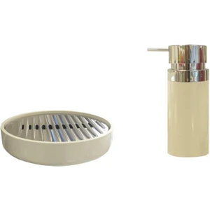 Lenox Bej Sıvı ve Katı Sabunluk