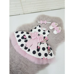 Mini Mouse Pembe Doğum Günü Elbisesi