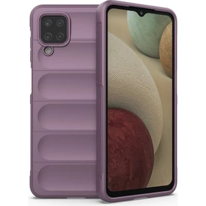YKD Store Samsung Galaxy A12 4G - A12 5G Mor Tpu + Flann Telefon Kılıfı (Yurt Dışından)