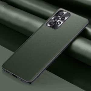 YKD Store Samsung Galaxy A73 Yeşil İçin Düz Cilt Deri Kasa (Yurt Dışından)
