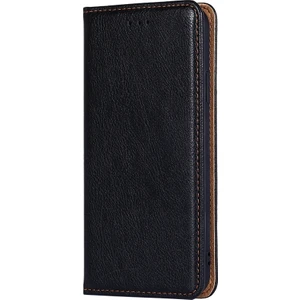 YKD Store Samsung Galaxy M33 5G Siyah Gloss Yağı Manyetik Deri Kılıf (Yurt Dışından)