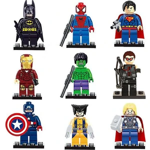 9 Adetmarvel Avengers Süper Kahraman Çizgi Roman Mini Figürler Dc Minifigure Hediye (Yurt Dışından)