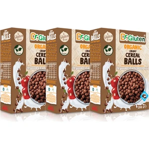 Dr. Gluten Organik Glutensiz Çıtır Tahıl Topları 3 x 200 gr