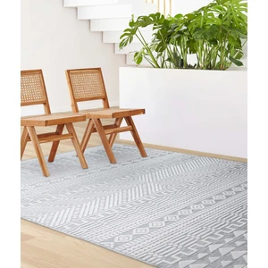 Koza Halı Sand Krem Antrasit Halı 65550A 117 x 180