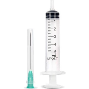 5 Ml 21g 3p Şırınga 0.80 X 38 Mm Ayset - 50 Adet