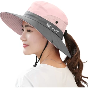 Kkmoon Uv Korumalı Geniş Askılı Şapka - Pembe (Yurt Dışından)