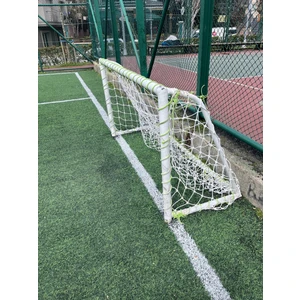 Beyaz Renk Mini Kale Filesi /minyatür Kale Ağı / Kale Filesi- 3mm Filoş Ip (1 Çift – 2 Adet)Uzunluk:  1.60 M Yükseklik:  1.00 M Derinlik:  85 cm Göz Aralığı:  12 cm