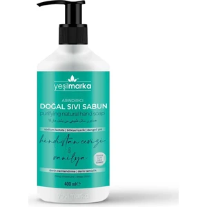Arındırıcı Doğal Sıvı Sabun Vanilya ve Hindistan Cevizi 400ML