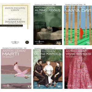 Altıncı Koğuş - Vişne Bahçesi - Üç Kız Kardeş - Vanya Dayı - Martı 6 Kitap Set - Anton Çehov