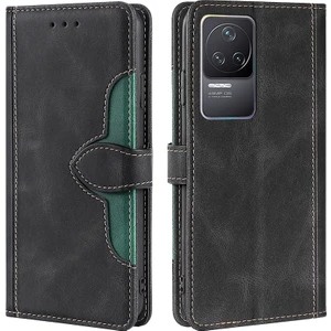 Xiaomi Redmi K50/REDMI K50 Pro Black Için Cilt Fe Pu Kasası