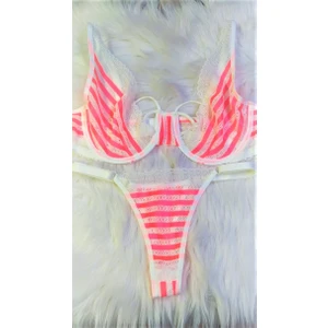 Mendoza Store Dantel Detaylı (Ayarlanabilir Kopçalı Tanga Külot S-M-L Uyumlu) Sütyen Takım