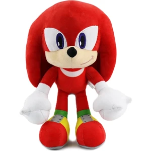 30CM Anime Knuckles Echidna Peluş Oyuncak - Kırmızı (Yurt Dışından)