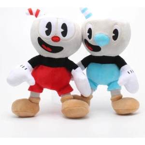 2 Adet Peluş Oyuncak 25cm - Kırmızı/Mavi (Yurt Dışından)
