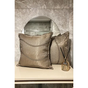 Evlen Home Collection Jakarlı Dekoratif 2'li Kırlent Kılıfı 45 x 45 cm
