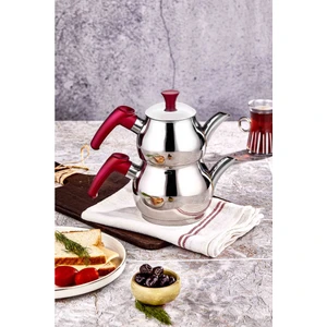 Mini Dem Çaydanlık Bordo