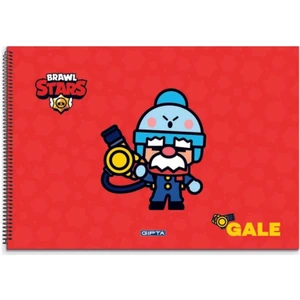17 x 24 Brawl Star Spiralli Resim Defteri 15 Yaprak