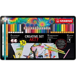 Arty Kreatif Set 36'lı Metal Kutu 87/3193