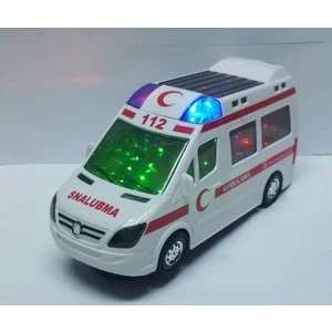 Brother Toys Işıklı Müzikli Büyük Boy 112 Ambulans
