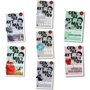 Dişi Kurdun Rüyaları - Deve Gözü - Kızıl Elma - Sultan Murat - Yüzyüze - Oğulla Buluşma - Deniz Kıyısında Koşan Ala Köpek 7 Kitap Set - Cengiz Aytmatov