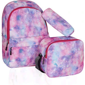 Cambridge Polo Club Ilkokul Üçlü Çanta Seti PLCAN2079.315 Pembe Batik