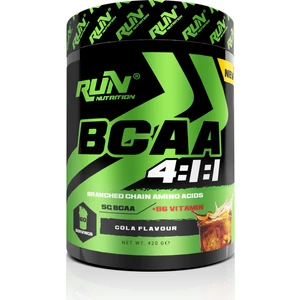 Run Nutrition Bcaa 4.1.1 - Kola Aromalı - 420 gr - 60 Servis - Hediyeli