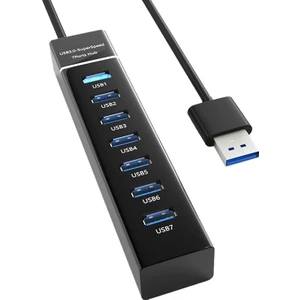 An-76 USB 3.0 Super Speed 7 Port 5 Gbps USB Çoklayıcı Hub 1mt Kablo