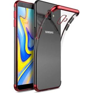 Samsung Galaxy J6 Plus Ince Köşeleri Renkli Şeffaf Kaliteli Kılıf
