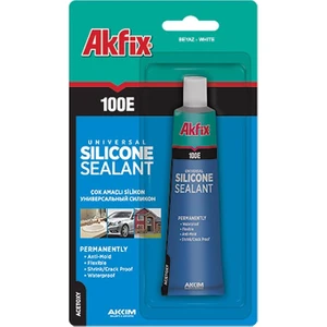 100E Genel Amaçlı Tüp Silikon Beyaz 50 ml Tüp