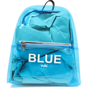 Kh-Şeffaf Sırt Çantası Mavi Blue