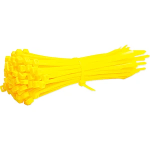 Kablo Bağı Plastik Cırt Kelepçe 3.6x200 mm Sarı 100 Adet