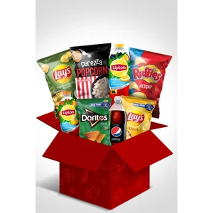 Yaz Cips ve Içecek Paketi (Lay’s, Ruffles, Doritos, Çerezza, Lipton Ice Tea, Pepsi)