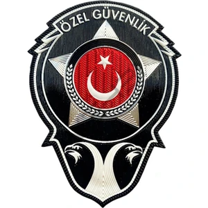 Silyon Askeri Giyim Özel Güvenlik Göğüs Arması 3D Yeni Tip