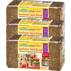 Ayçekirdekli Çavdarlı Tam Tahıl Ekmeği 3 x 500 gr
