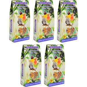 Premium Vitaminli Paraket  Cennet Sultan ve Sevda Kuşu Yemi 700 gr x 5 Adet