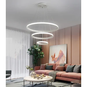 TT Aydınlatma TT300-3 By Tt Aydınlatma Halka 3 Lü Mat Beyaz LED Avize